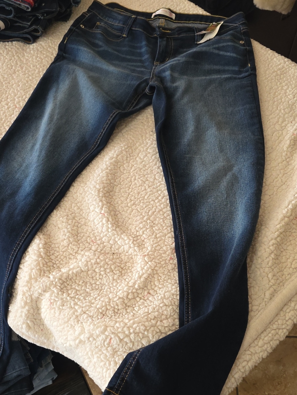 No Boundaries Women's Dark Blue Skinny Jeans